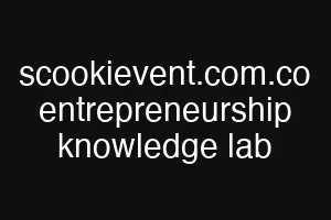 scookievent.com.co entrepreneurship knowledge lab