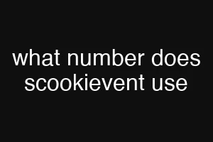 what number does scookievent use